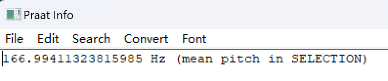 mean pitch